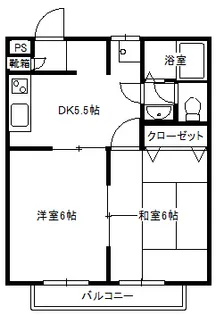 ピュアハイツ【1階】の間取り