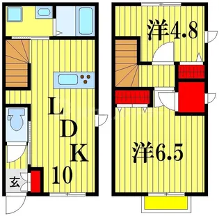 エスポワール【1階】の間取り