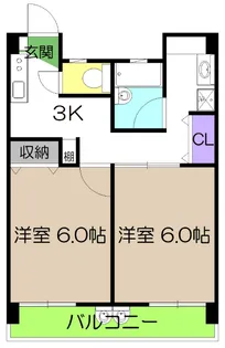 エリジアハイツ【4階】の間取り