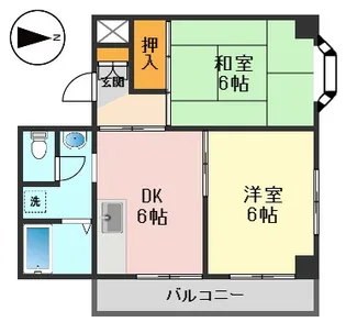 東京都江戸川区南小岩3【マンション】の間取り