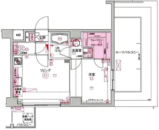 ブライズ東雪谷アジールコート【4階】の間取り