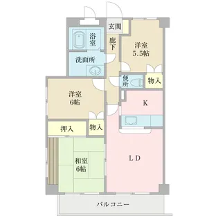 レジデンスダンコリーヌ【1階】の間取り