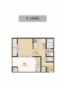 スカイラーク【2階】の間取り