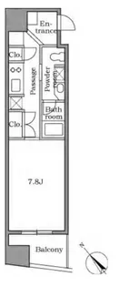 レジディア恵比寿II【2階】の間取り