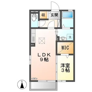 ウィルコート2【2階】の間取り