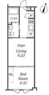 ユーレジデンス音羽【2階】の間取り