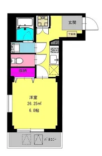 b’CASA深川森下【2階】の間取り