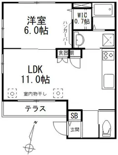 グラン・シャリオ【1階】の間取り