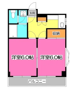 メゾンドセシカ【2階】の間取り