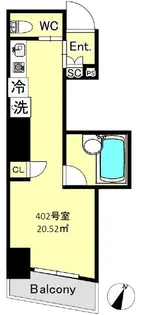 サングラータ恵比寿【6階】の間取り