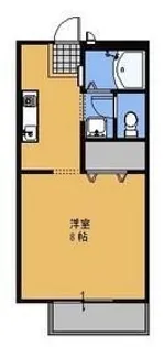 サンライフ千波 A【2階】の間取り