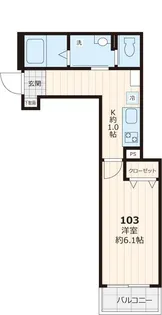 晴桜セイラ【1階】の間取り