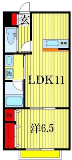 フォンテ鷺沼【1階】の間取り