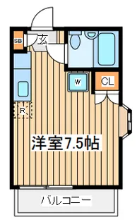 コーラルハイツ星川弐番館【2階】の間取り