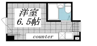 ウエストインパート18【2階】の間取り