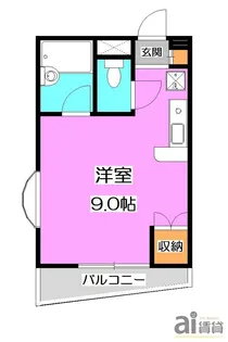 東京都東村山市久米川町4【アパート】の間取り
