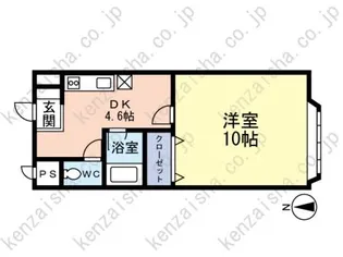 カルム参番館【1階】の間取り