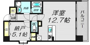 大阪府大阪市福島区玉川3【マンション】の間取り