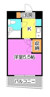 東京都東久留米市東本町【マンション】の間取り