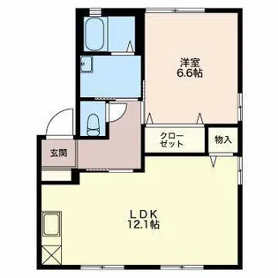カーサベルデI【1階】の間取り