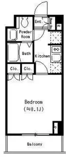 パークキューブ四谷三丁目【1階】の間取り