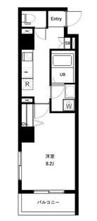 オーキッドレジデンス神田錦町【8階】の間取り