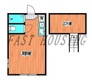 東京都渋谷区本町2【アパート】の間取り