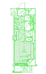 メインステージ横濱伊勢佐木3【8階】の間取り