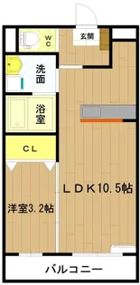 三重県伊勢市小俣町湯田【マンション】の間取り
