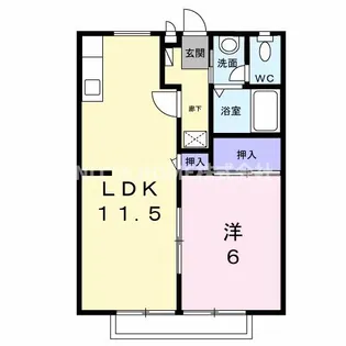 サンライフ夕陽ケ丘【1階】の間取り