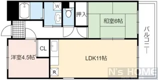 サンハイム今福【2階】の間取り
