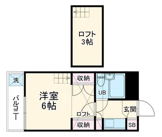 ジュネパレス津田沼第31【1階】の間取り