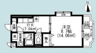 Brugge【1階】の間取り