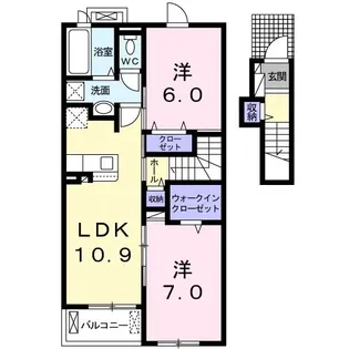 フェニックス【2階】の間取り