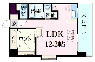 LEGEND YOKOGAWA【7階】の間取り