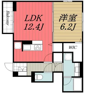 千葉県千葉市花見川区検見川町5【アパート】の間取り