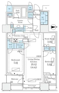 三田ガーデンヒルズ イーストヒル【9階】の間取り