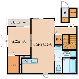 Claritt (クラリット)【2階】の間取り