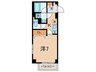 ヴィラフロ-レンス【3階】の間取り