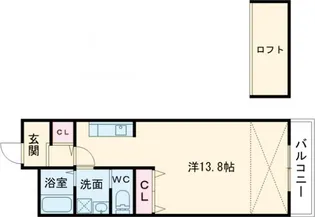 エスタイル白鷺【4階】の間取り
