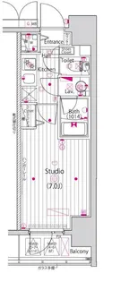 ガーラ横濱関内グランドステージ【8階】の間取り