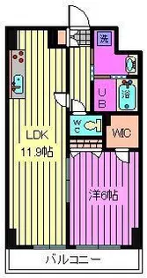 SERENTIO(セレンティオ)【8階】の間取り