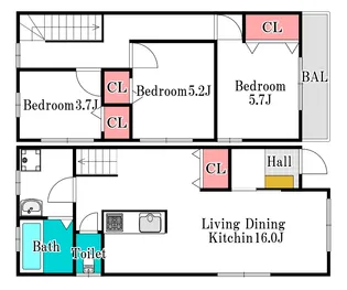 マルラニ 西の間取り