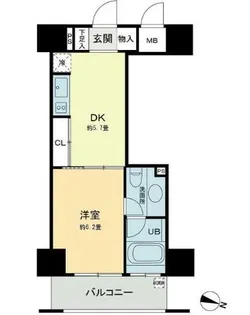 ベルファース本郷弓町【4階】の間取り