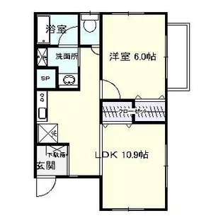 アヴァンリー A棟【2階】の間取り