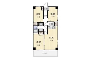 リヴィエール久里浜【8階】の間取り