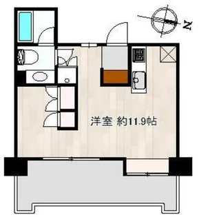 朝日クレスパリオ北新宿【4階】の間取り