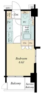 ブランシエスタ浦安【4階】の間取り