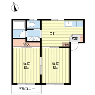 プレゼンスヨエムIII【2階】の間取り