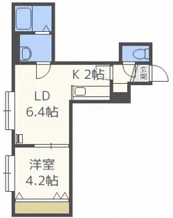 ウイングコート【2階】の間取り